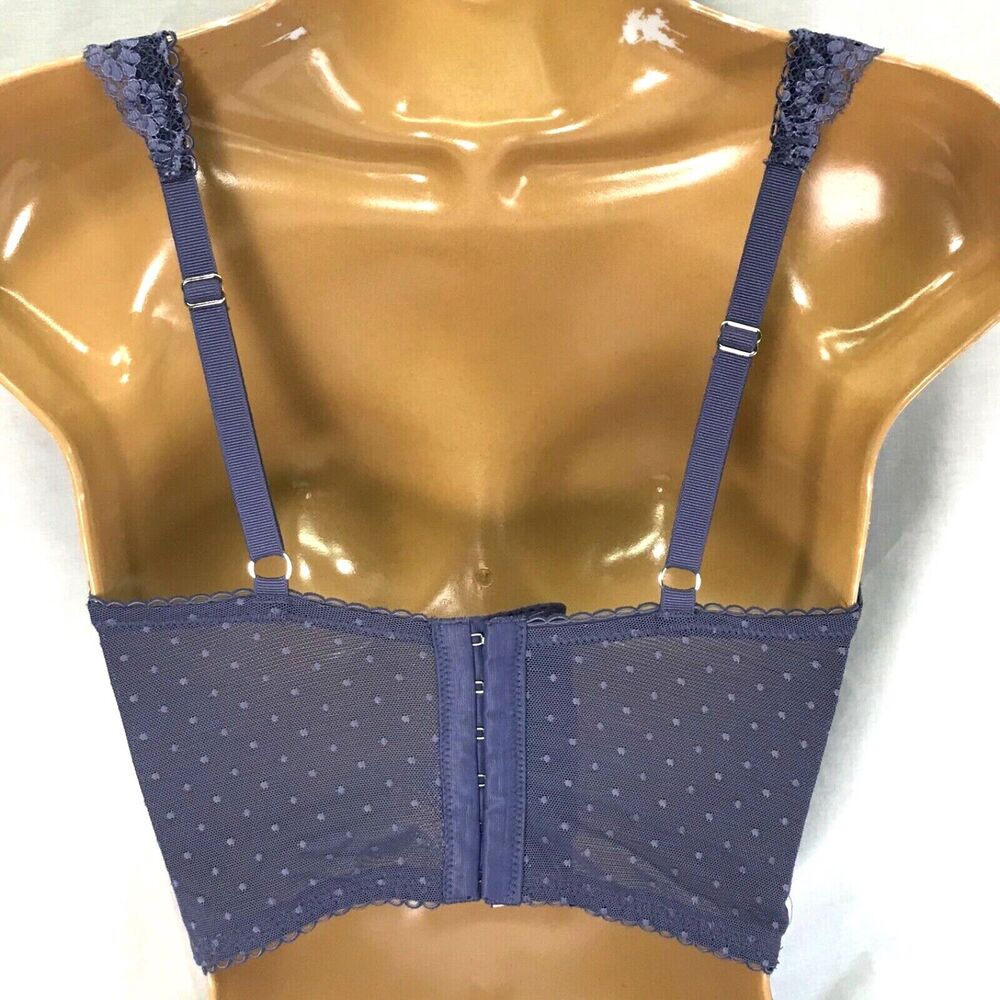 Victoria's Secret 32DD Bra Dream Angel Corset Lined Demi Double Bustier Lace - Picture 9 of 12